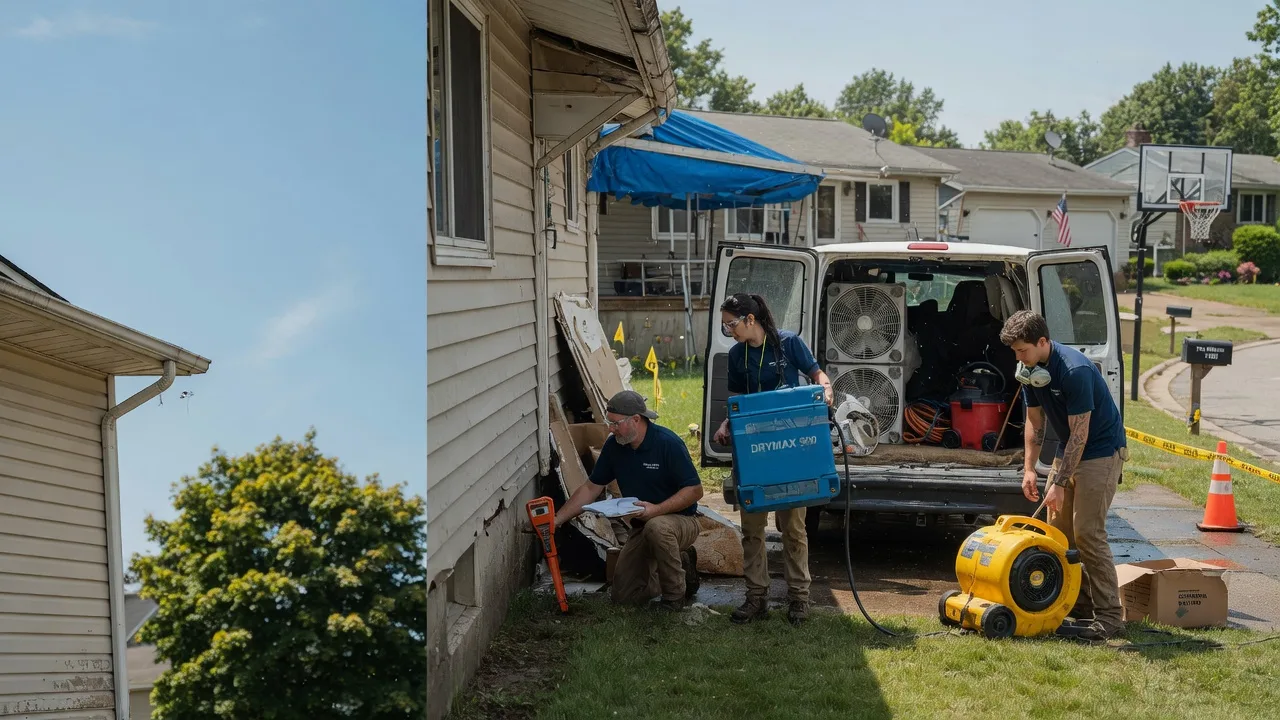 Ceiling Leak Cleanup in South Carver, MA near me
